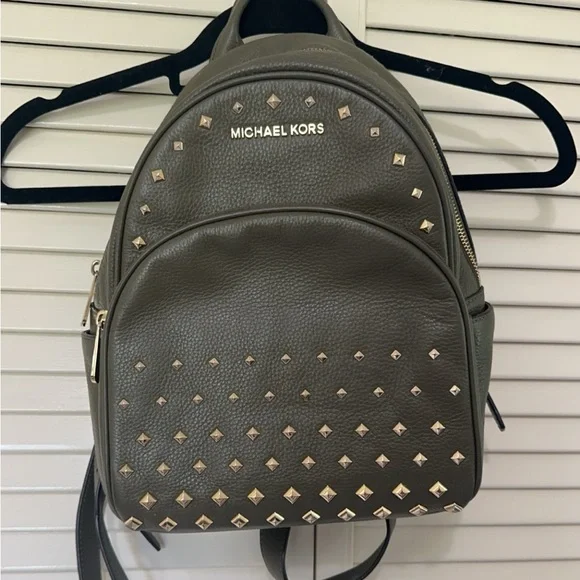 Michael Kors leather backpack hunter green Michael Kors Dark Green Large Leather Bag/Purse | eBay main image 2